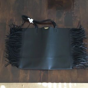 Victoria’s Secret Black fringe bag